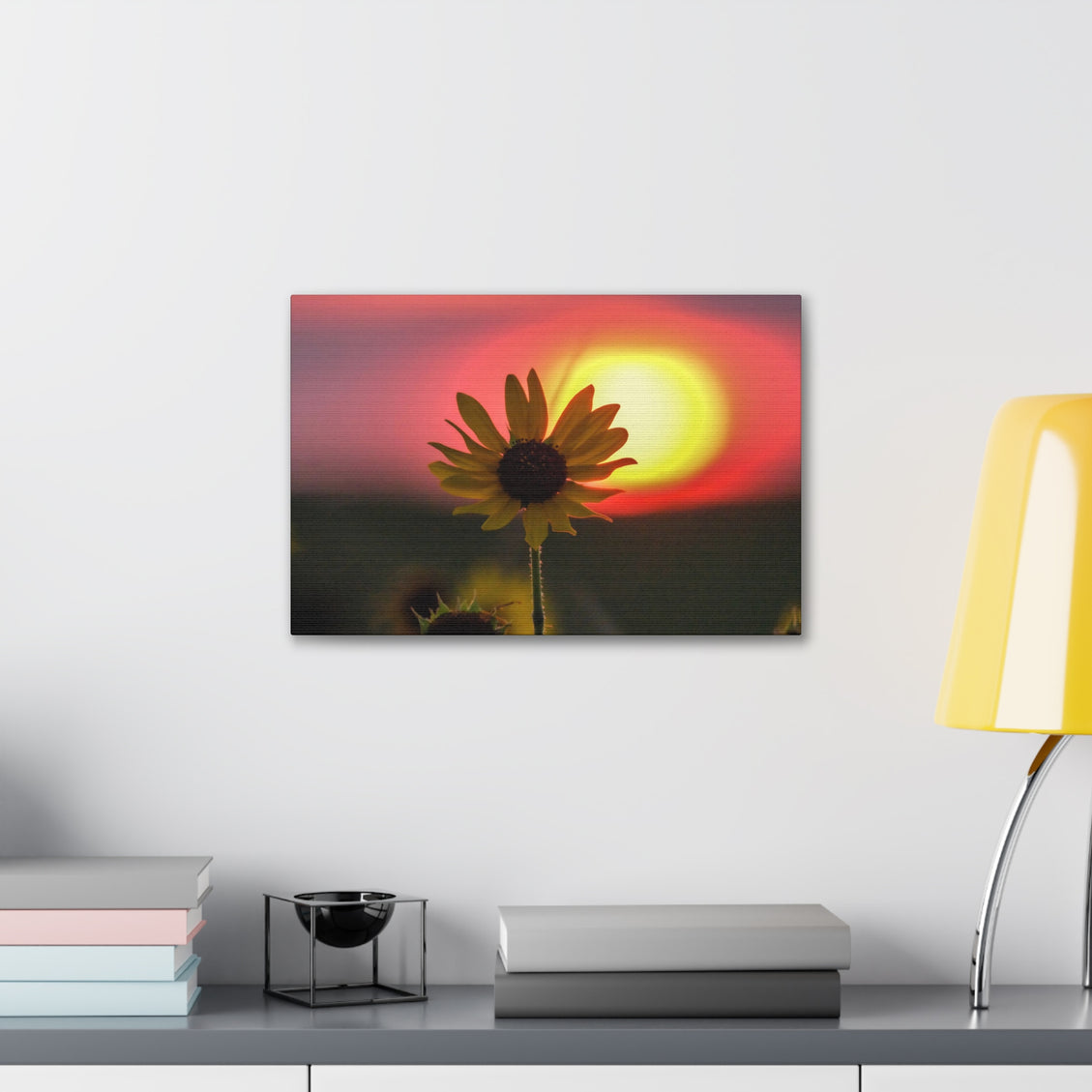 Canvas Gallery Wraps Sunflower Sunset Western South Dakota