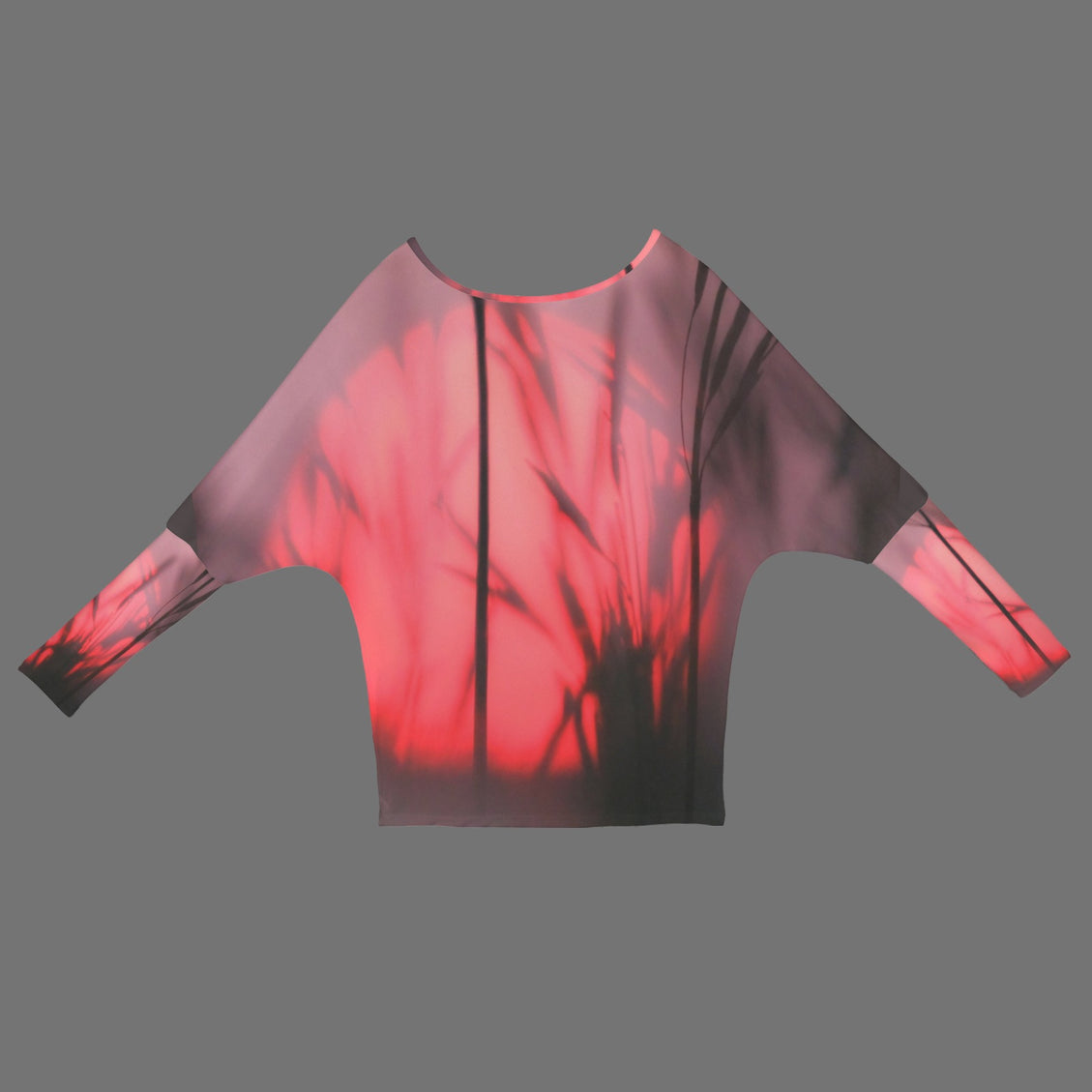 Batwing Long Sleeve Top Milkweed Sunset