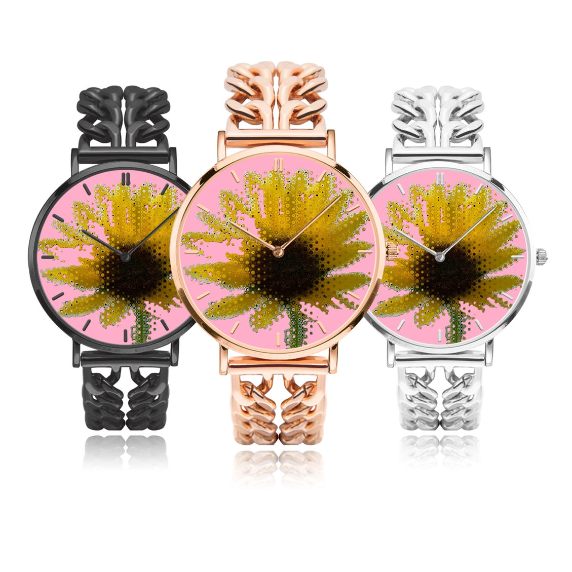 Watch Quartz - Sunflower Pink