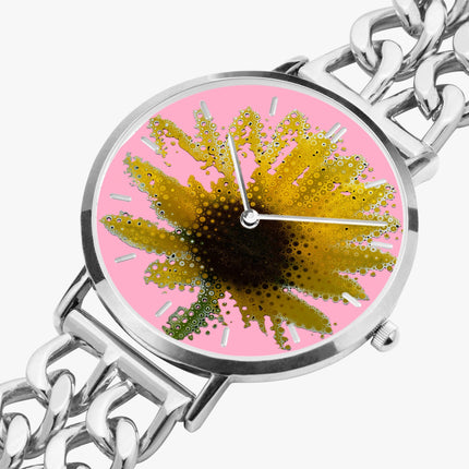 Watch Quartz - Sunflower Pink