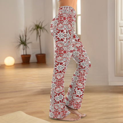 Flare Leggings Frosty Buffalo Berries Geometric