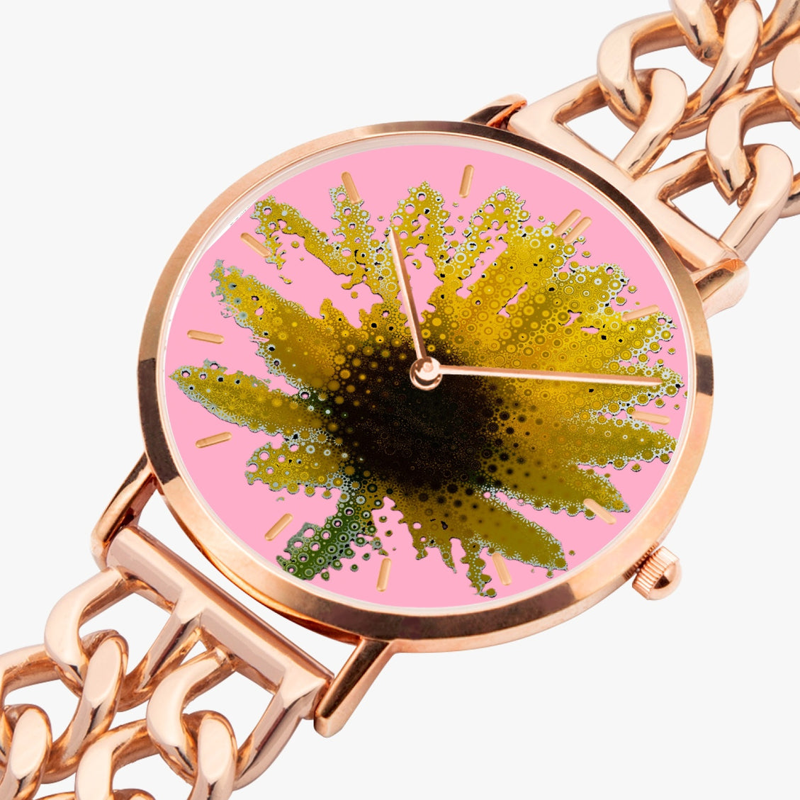 Watch Quartz - Sunflower Pink