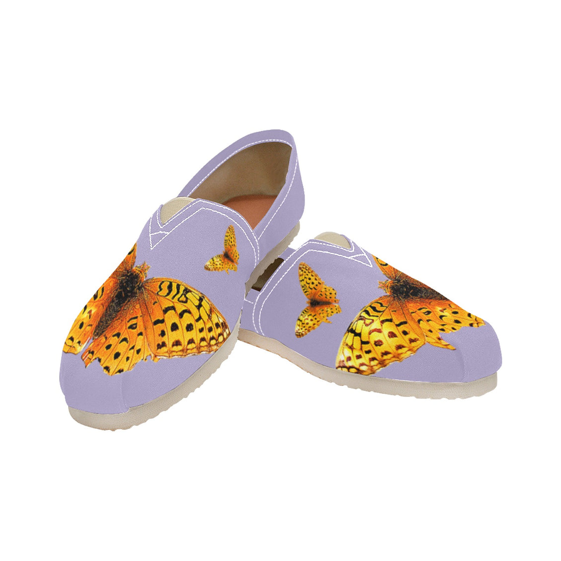 Espadrilles Canvas Butterflies Lavendar