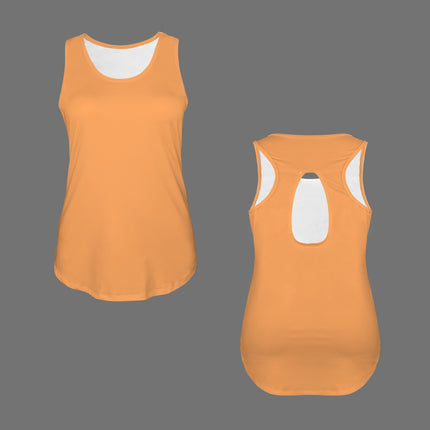 Racer Back Tank Orange