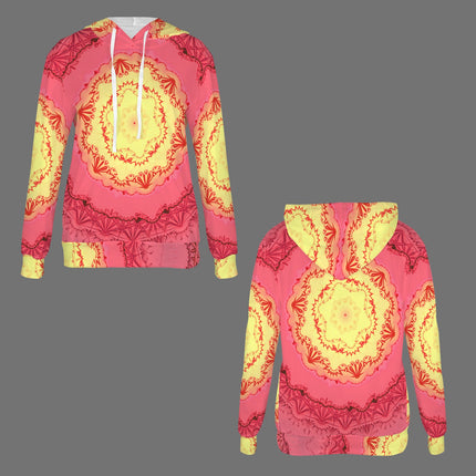 Hoodie Red Yellow Medallion