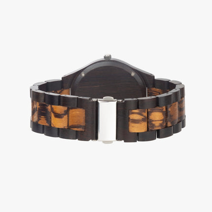 Wooden Watch Indian Ebony Horse Frosty Sunrise