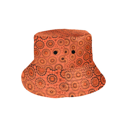 Bucket Hat Unisex Sunset Orange