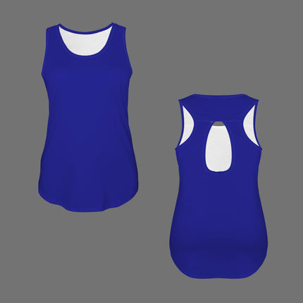 Racer Back Tank Indigo