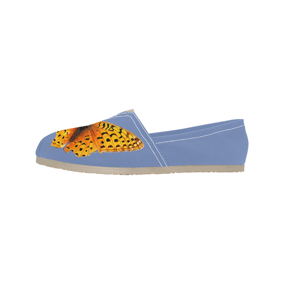 Espadrilles Canvas Butterflies Periwinkle