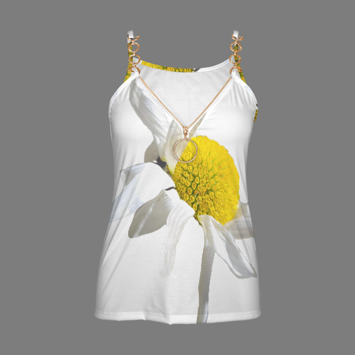 V Neck Chain Cami Daisy