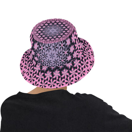 Bucket Hat Unisex Summerville Sunset Lavendar and PInk