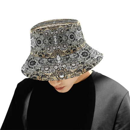 Bucket Hat Unisex Shimmering Feathers