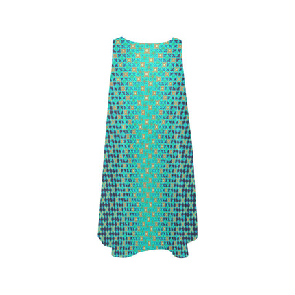 Tank Dress Peacock Turquoise Ombre