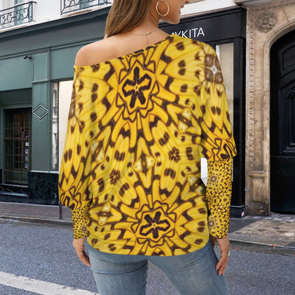 Batwing Long Sleeve Top Butterfly