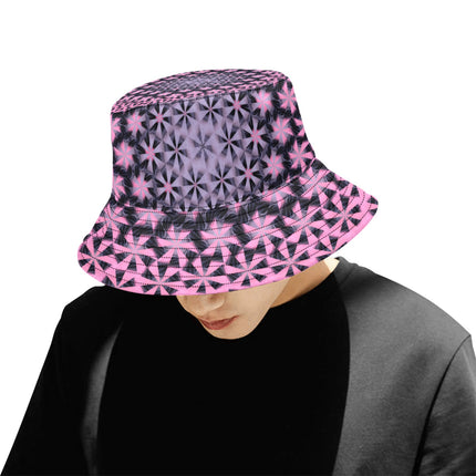 Bucket Hat Unisex Summerville Sunset Lavendar and PInk