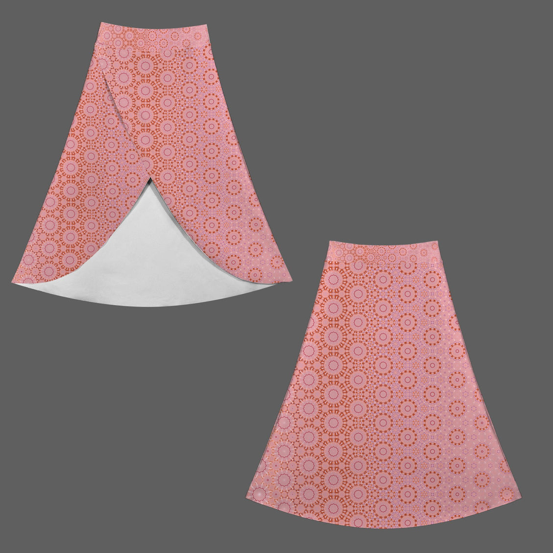 Skort Carnival Tile PInk and Coral