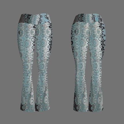 Flare Leggings Blue Glass Ombre