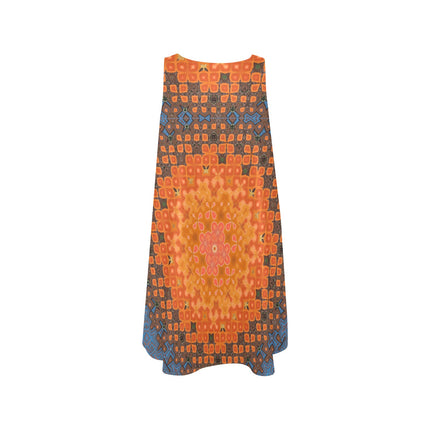 Tank Dress Orange Lily Mandela