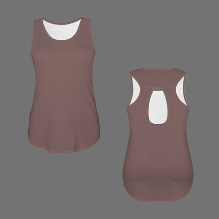 Racer Back Tank Chocolate