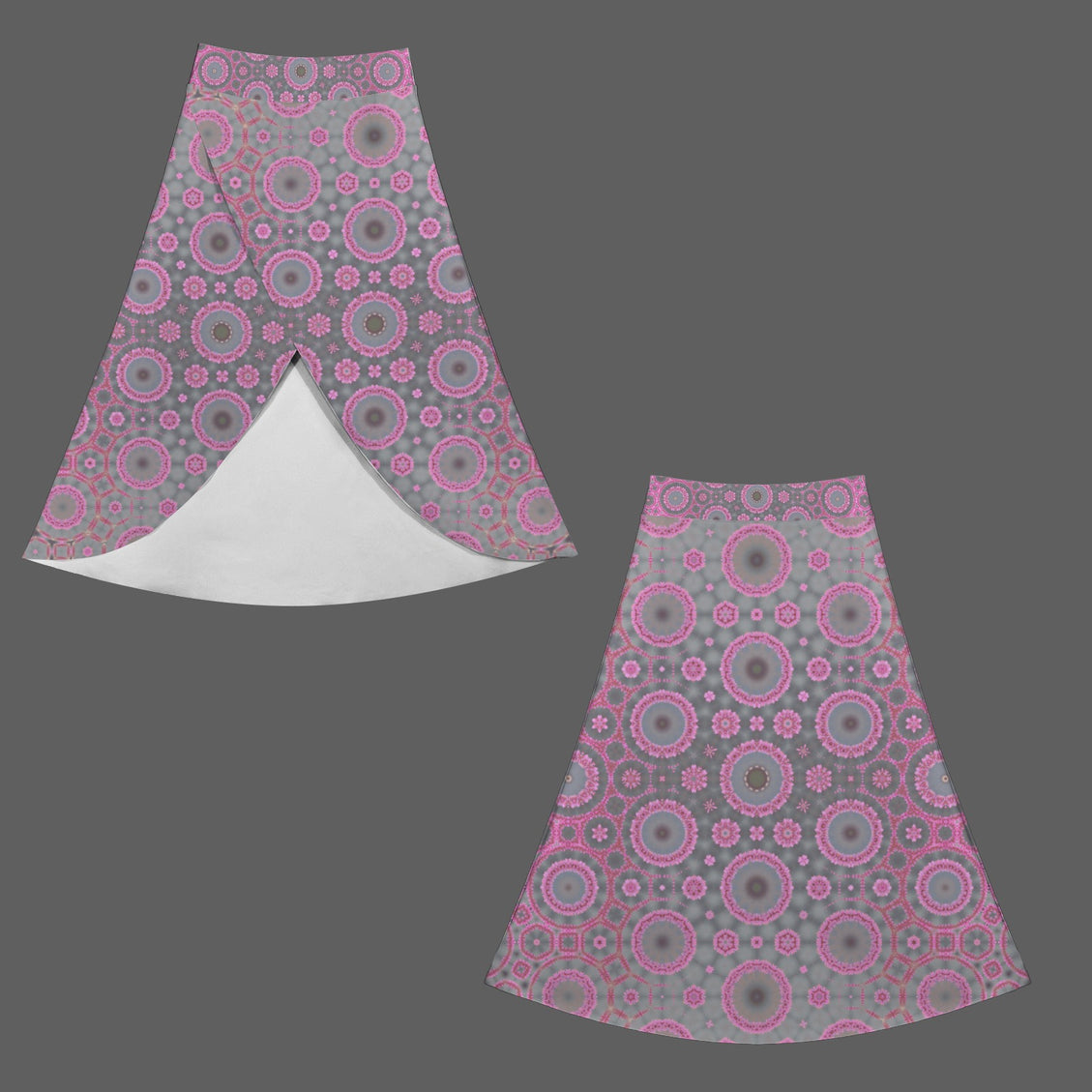 Skort Pink Flowers