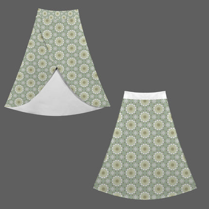 Skort Carnival Tile Green Geometric