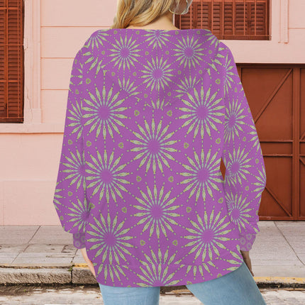 Hoodie Fuchsia Sunflower Starburst