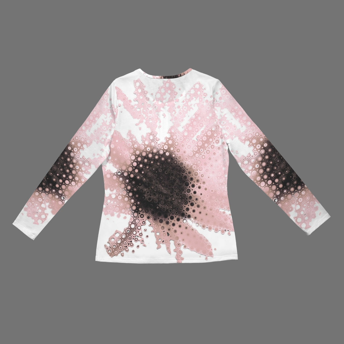 Long Sleeve Zip Top Sunflower Pink