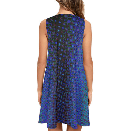 Tank Dress Blue Lights Ombre