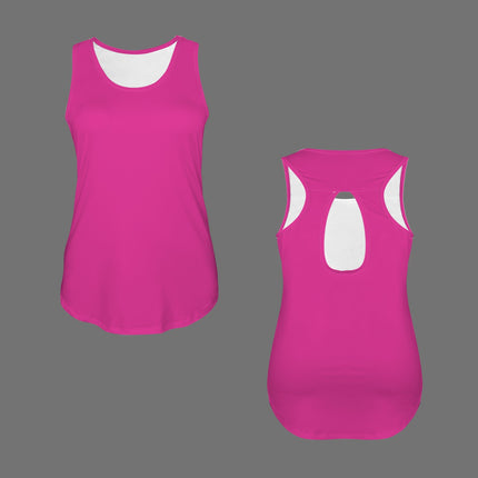 Racer Back Tank Fuchsia