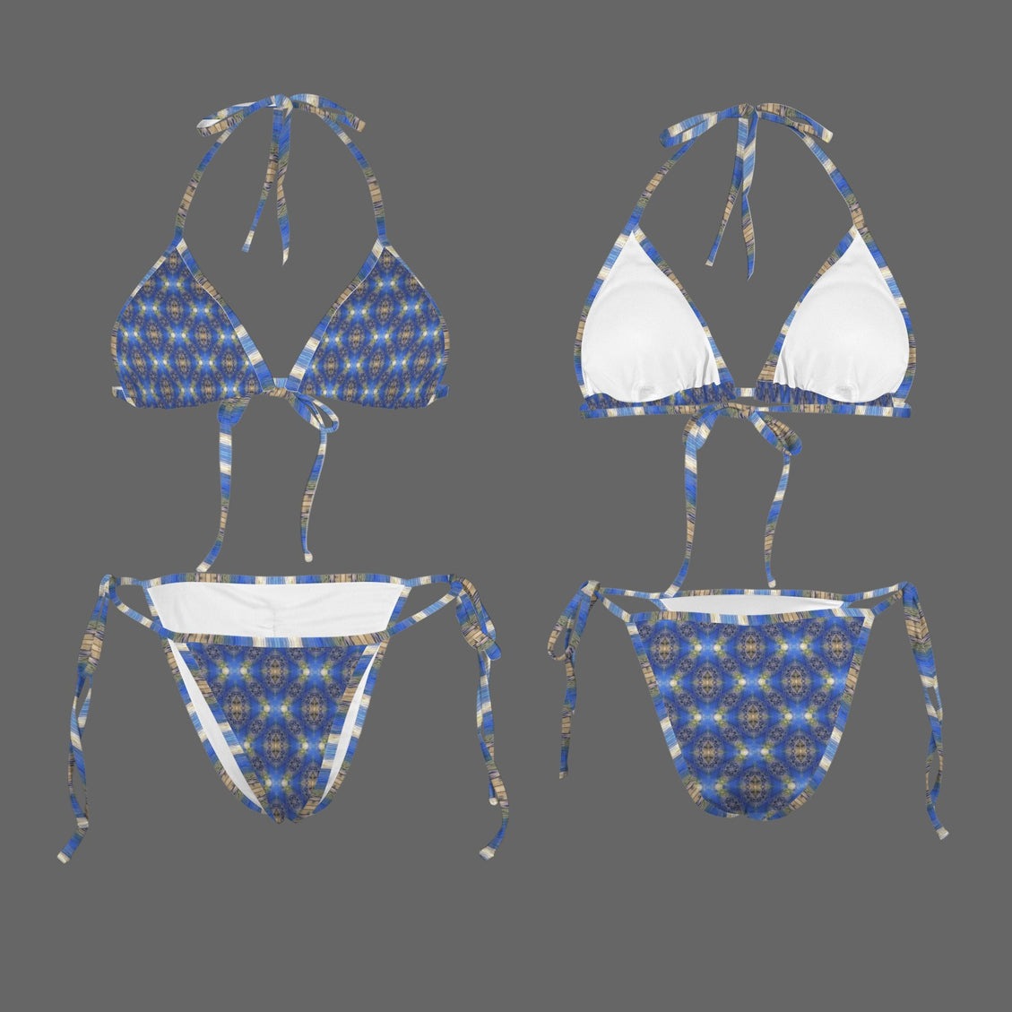 Bikini Blue and Gold