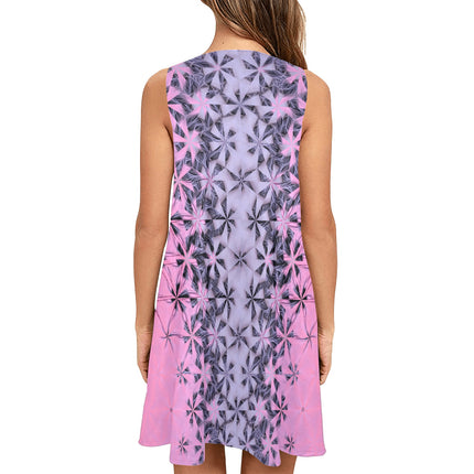 Tank Dress Summerville Sunset Pink Lavendar