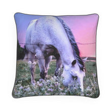 Load image into Gallery viewer, Horse at Sunset Pillow

