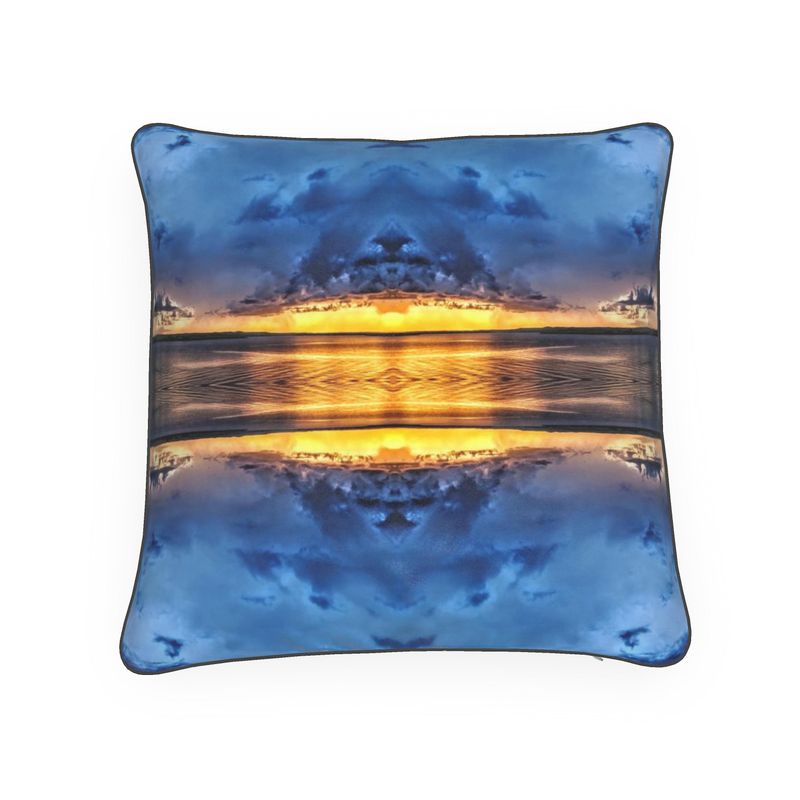 Blue Sunset Pillow