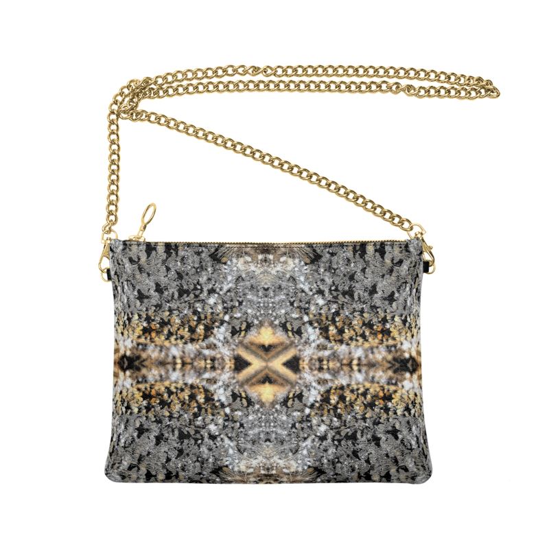 Shimmering Feathers Crossbody Bag