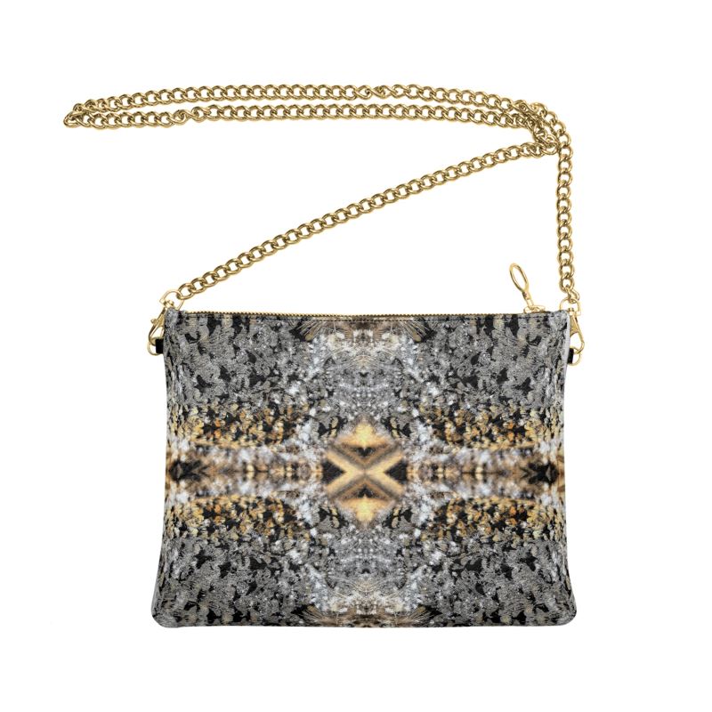 Shimmering Feathers Crossbody Bag