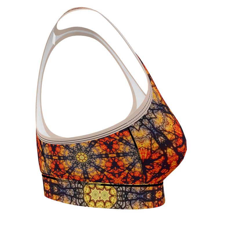 Sunflower Sunset Sports Bra