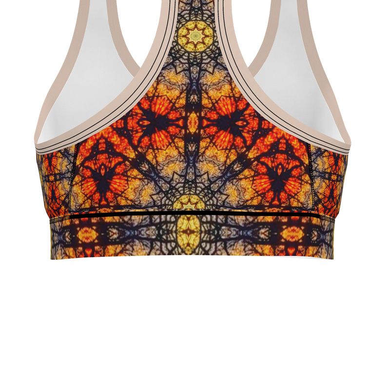 Sunflower Sunset Sports Bra