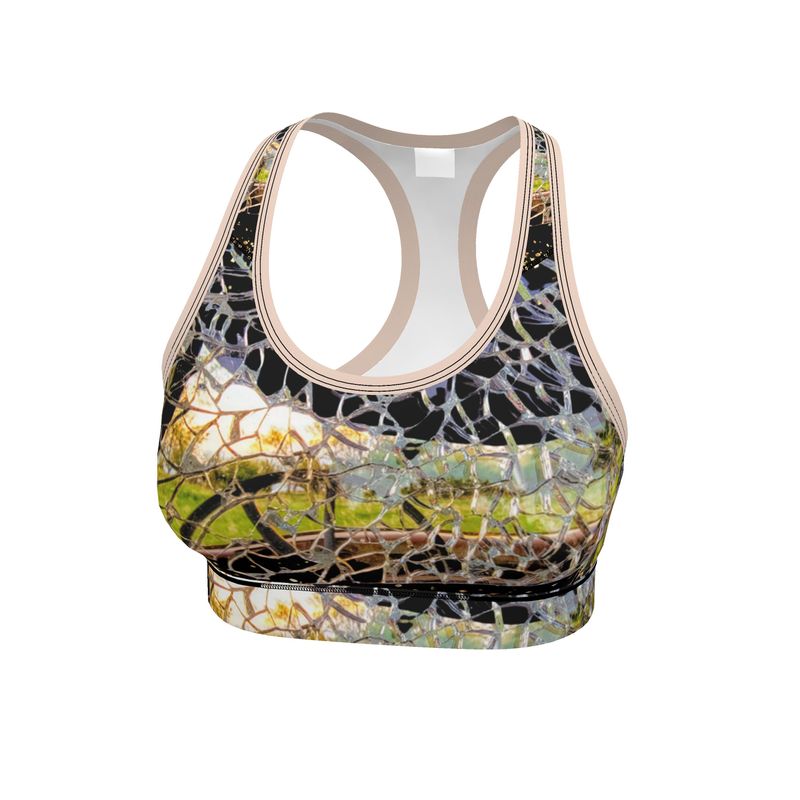 Cracked. Broken. Beautiful. Sports Bra