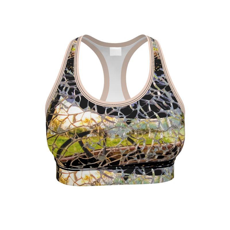 Cracked. Broken. Beautiful. Sports Bra