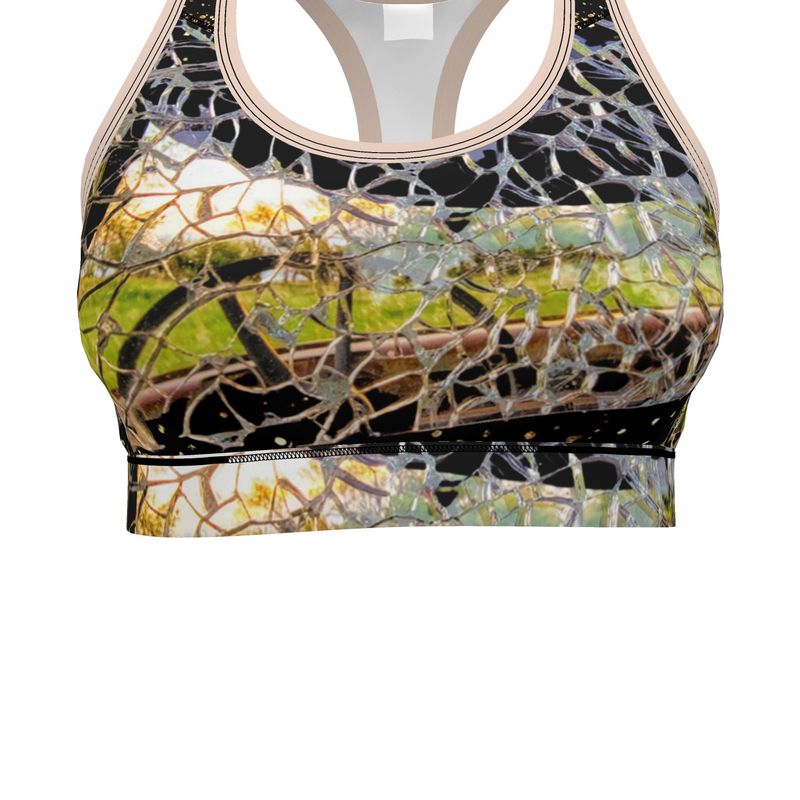 Cracked. Broken. Beautiful. Sports Bra