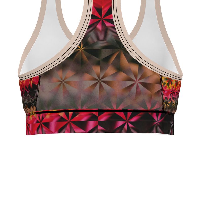 Wildflowers at Sunset Sports Bra