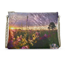 Load image into Gallery viewer, Crossbody Bag Wildflowers at Sunset
