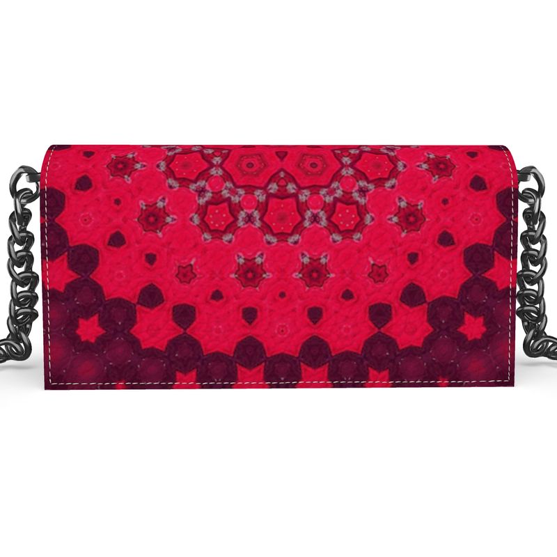 Kenway Evening Bag Hollyhocks Geometric