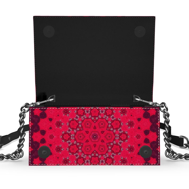 Kenway Evening Bag Hollyhocks Geometric