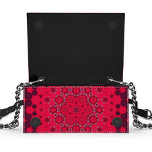 Load image into Gallery viewer, Kenway Evening Bag Hollyhocks Geometric
