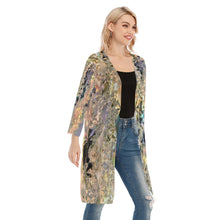 Load image into Gallery viewer, Icy Sunset Women&#39;s V-neck Mesh Cardigan
