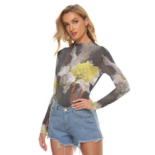 Load image into Gallery viewer, All-Over Print Women&#39;s Mesh T-shirt Daisy
