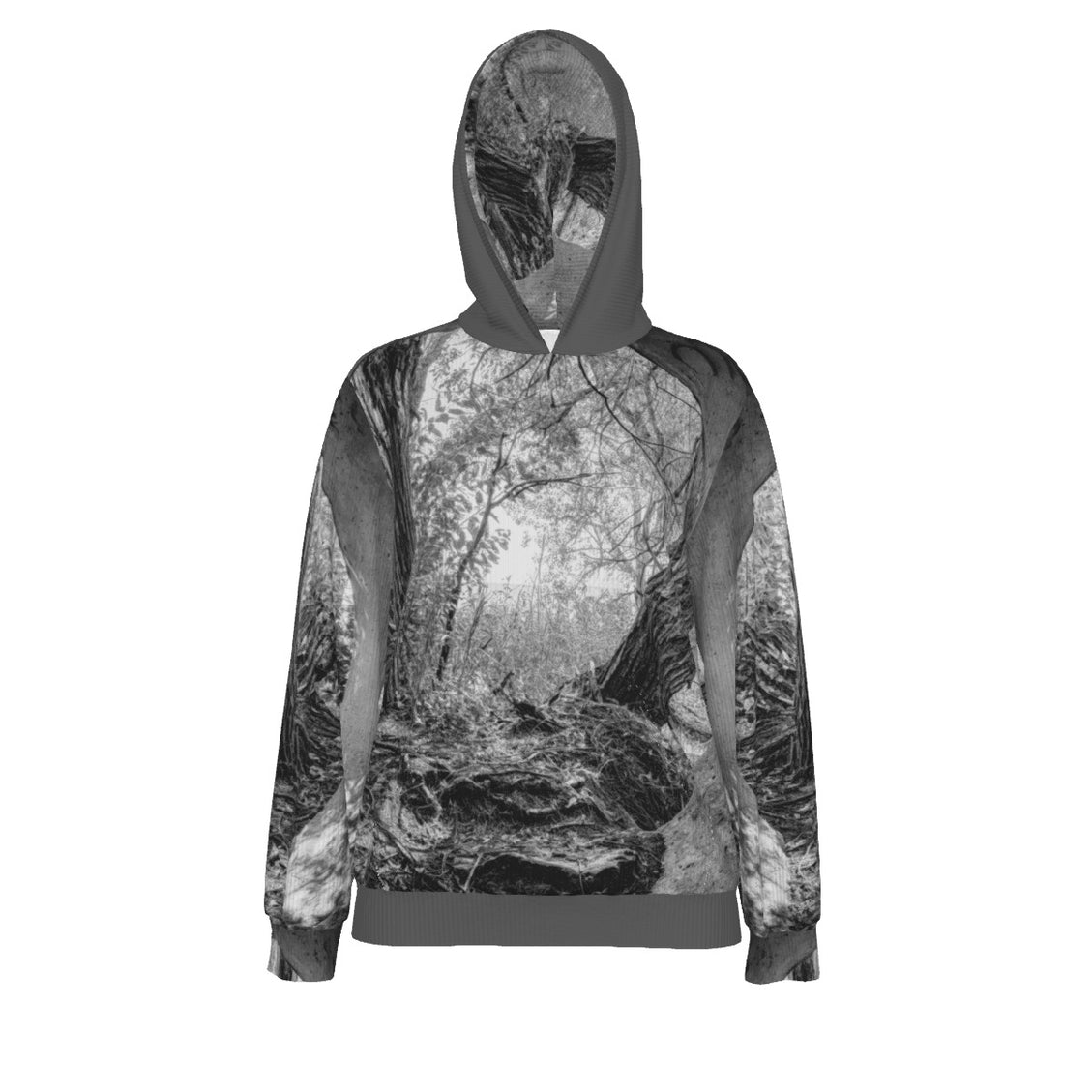 All-Over Print Women's Slim Pullover Hoodie