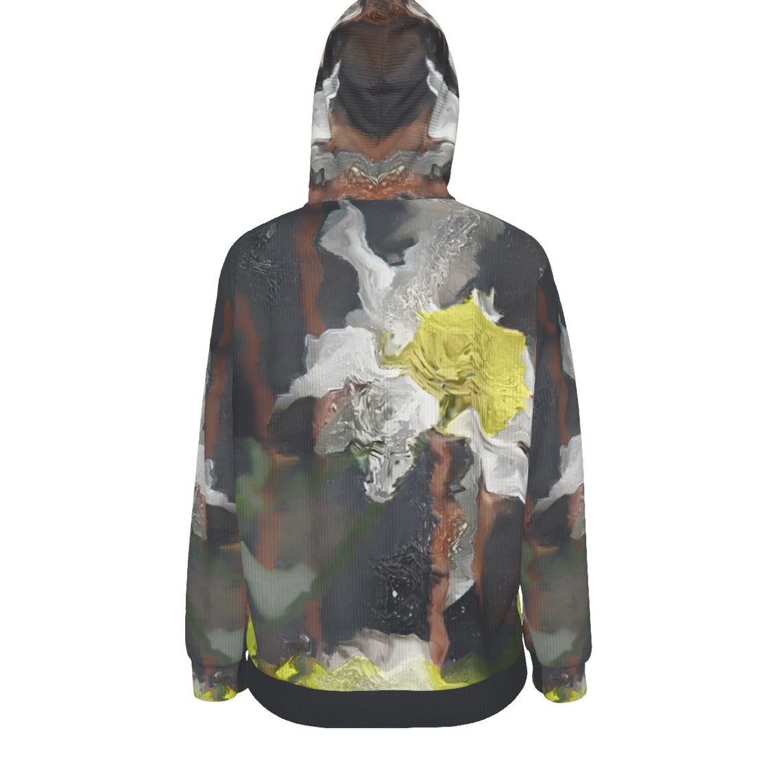 All-Over Print Women's Slim Hoodless Pullover Hoodie Daisy