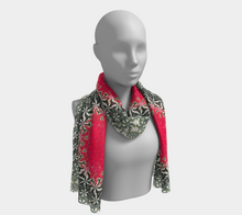 Load image into Gallery viewer, Hollyhocks Long Scarf
